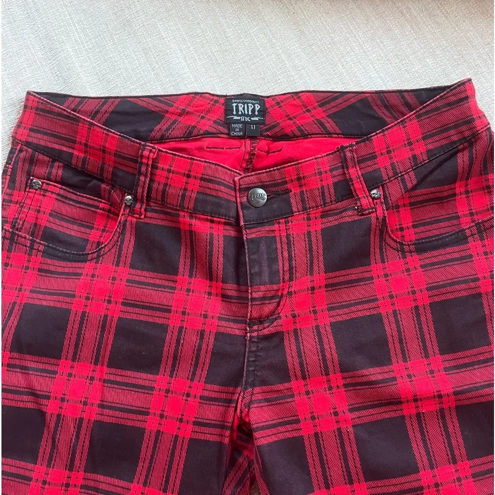 TRIPP NYC Plaid Women’s Pants By Daang Goodman. Size: 11. - Picture 4 of 10